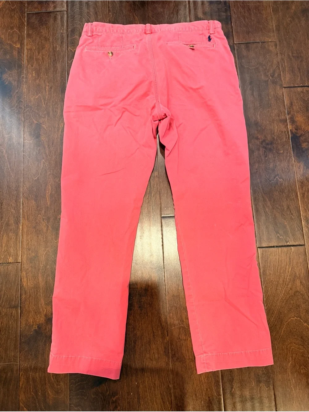 Men's Coral Pink Chino Pants Ralph Lauren Polo Preppy